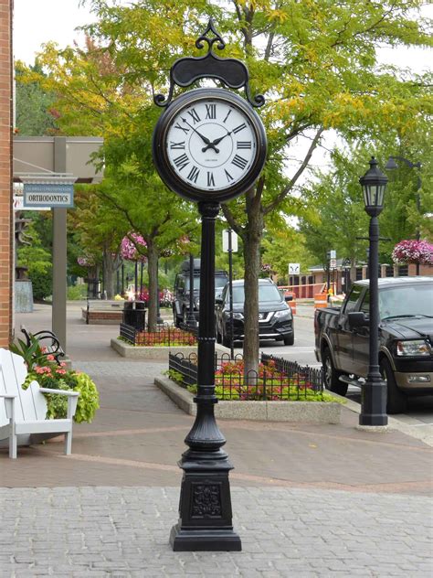 reproduction street clocks for sale.